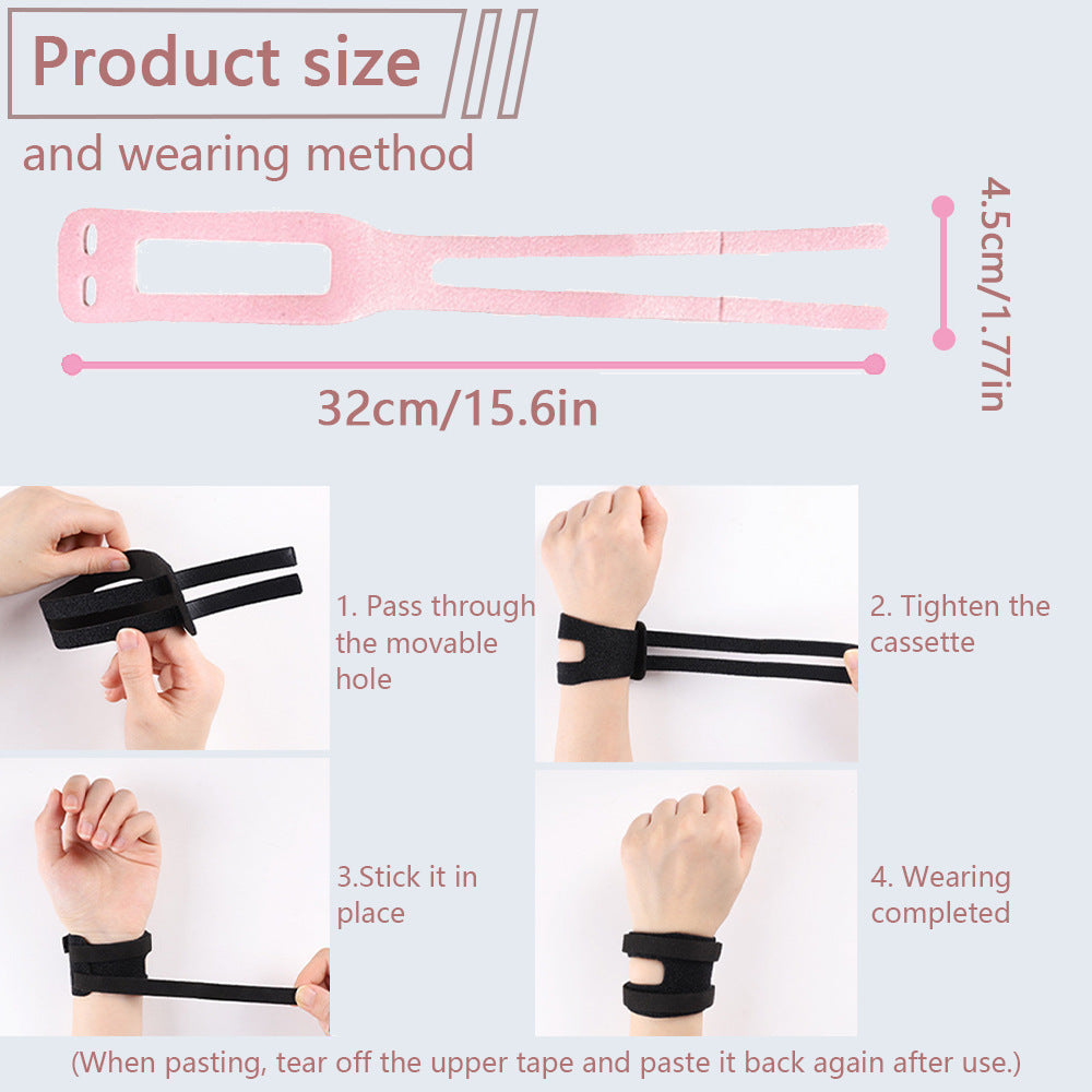 4-Color Woven Fitness Yoga Wrist Wraps  Adjustable Compression Wrist Guards